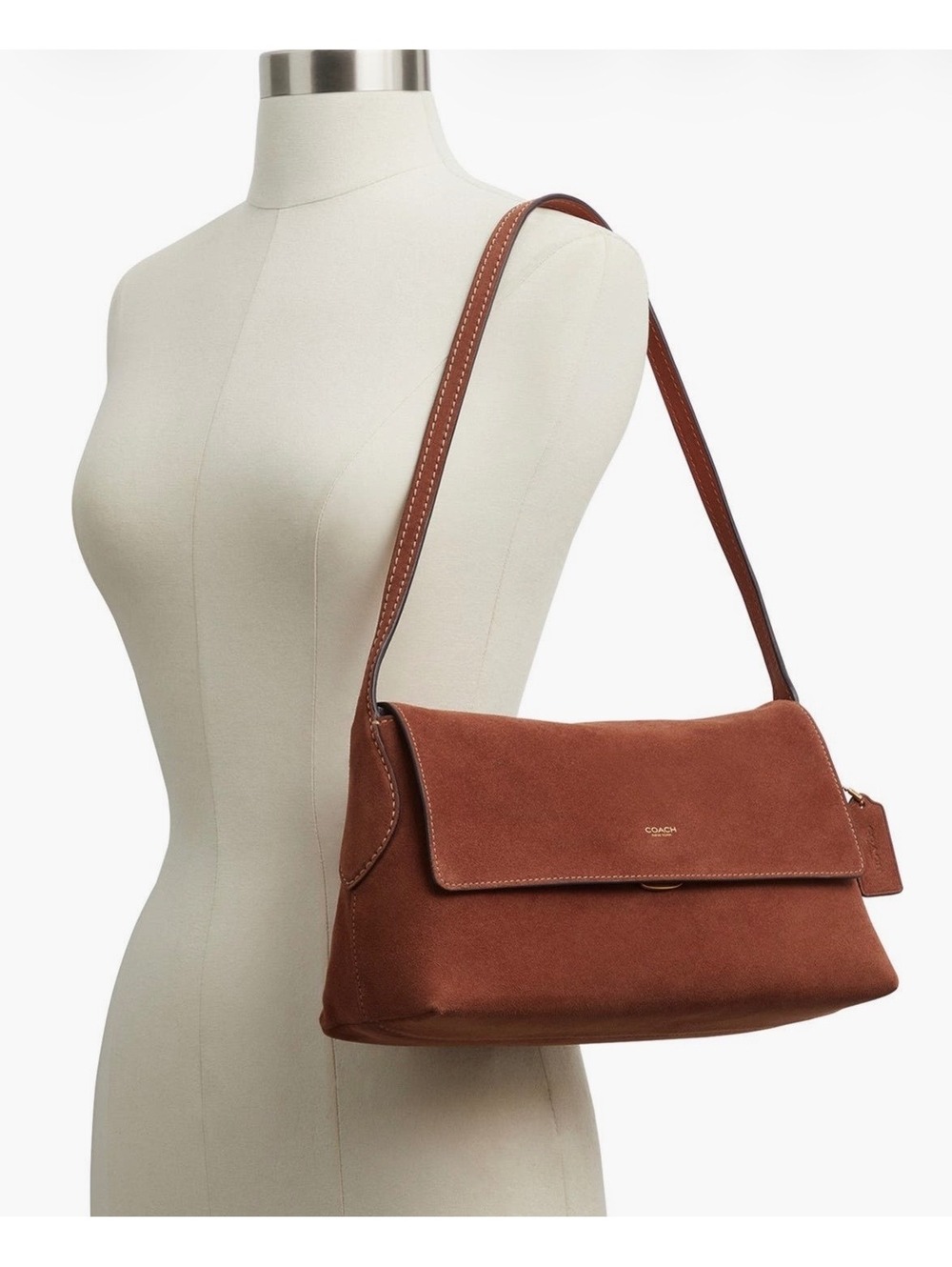 Coach Chelsea 30 Suede in Clay NWT